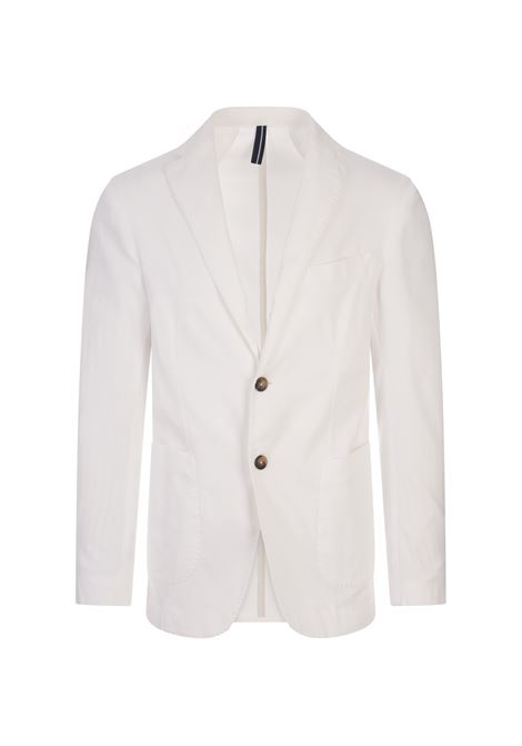 RUSSO CAPRI Blazer In Cotone Oxford Bianco - RUSSO CAPRI