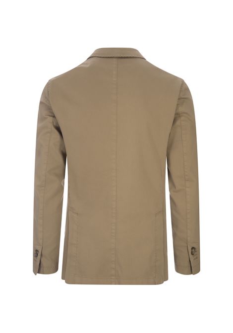 RUSSO CAPRI Blazer In Cotone Oxford Khaki - RUSSO CAPRI