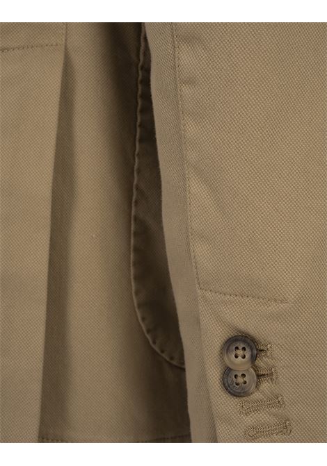 RUSSO CAPRI Blazer In Cotone Oxford Khaki - RUSSO CAPRI