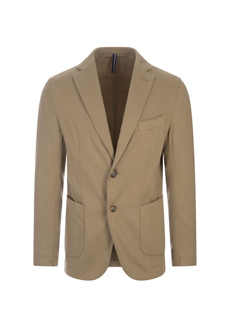 RUSSO CAPRI Blazer In Cotone Oxford Khaki - RUSSO CAPRI