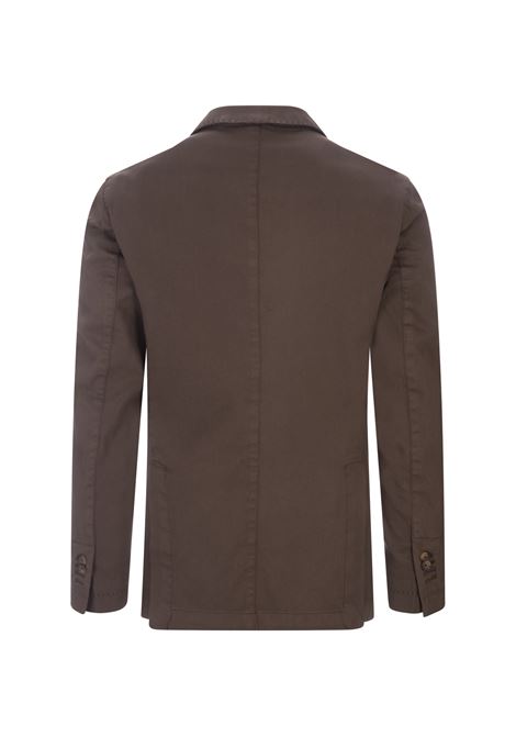 RUSSO CAPRI Blazer In Cotone Oxford Verde Militare - RUSSO CAPRI