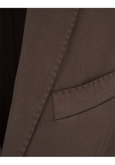 RUSSO CAPRI Blazer In Cotone Oxford Verde Militare - RUSSO CAPRI