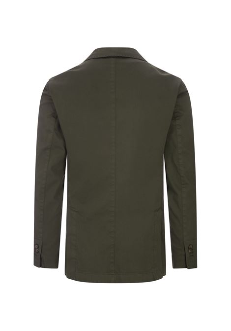 RUSSO CAPRI Blazer In Cotone Oxford Verde Muschio - RUSSO CAPRI
