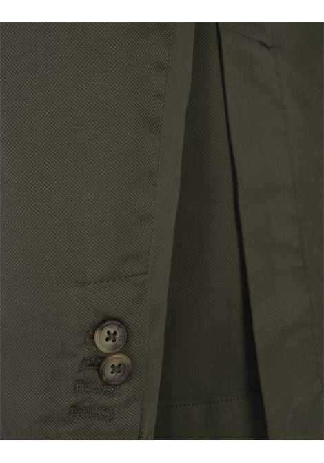 RUSSO CAPRI Blazer In Cotone Oxford Verde Muschio - RUSSO CAPRI