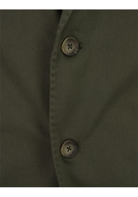 RUSSO CAPRI Blazer In Cotone Oxford Verde Muschio - RUSSO CAPRI