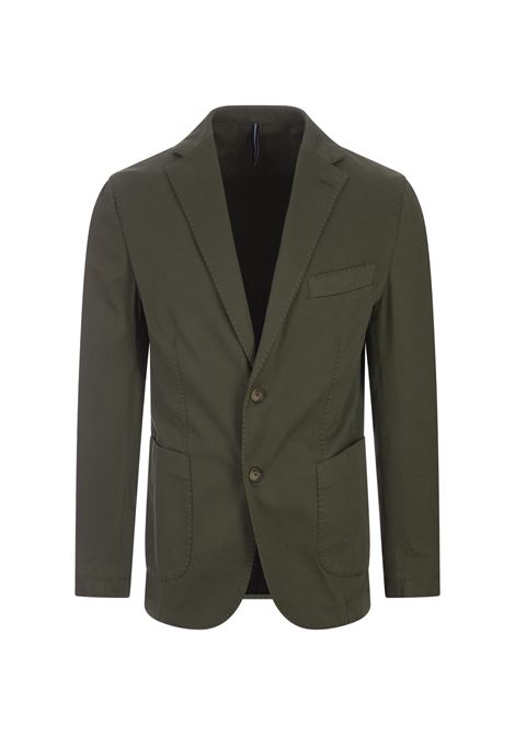 RUSSO CAPRI Blazer In Cotone Oxford Verde Muschio - RUSSO CAPRI