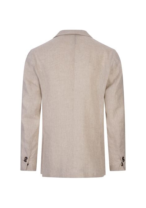 RUSSO CAPRI Blazer Monopetto In Lino Naturale - RUSSO CAPRI
