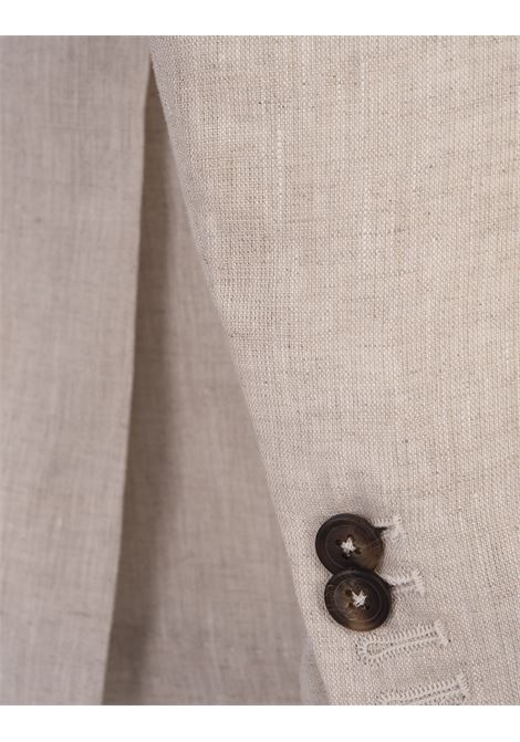 RUSSO CAPRI Blazer Monopetto In Lino Naturale - RUSSO CAPRI