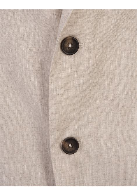 RUSSO CAPRI Blazer Monopetto In Lino Naturale - RUSSO CAPRI