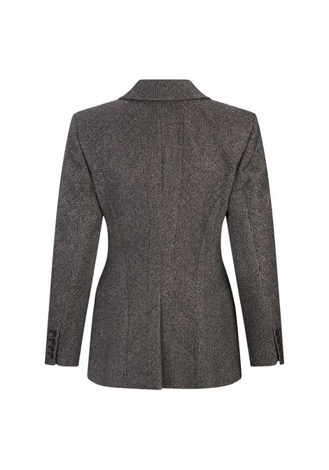 ERMANNO SCERVINO Blazer Slim Fit Con Motivo A Spina Di Pesce - ERMANNO SCERVINO