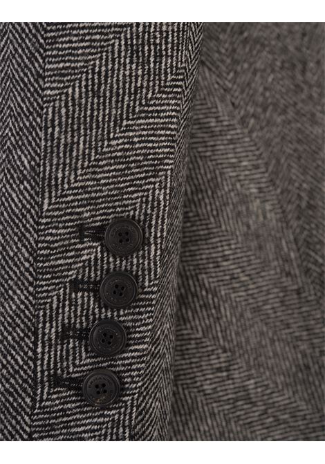 ERMANNO SCERVINO Blazer Slim Fit Con Motivo A Spina Di Pesce - ERMANNO SCERVINO