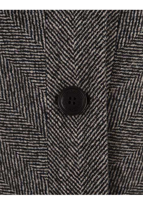 ERMANNO SCERVINO Blazer Slim Fit Con Motivo A Spina Di Pesce - ERMANNO SCERVINO