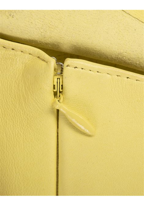 BLUMARINE Top Bra In Pelle Gialla - BLUMARINE