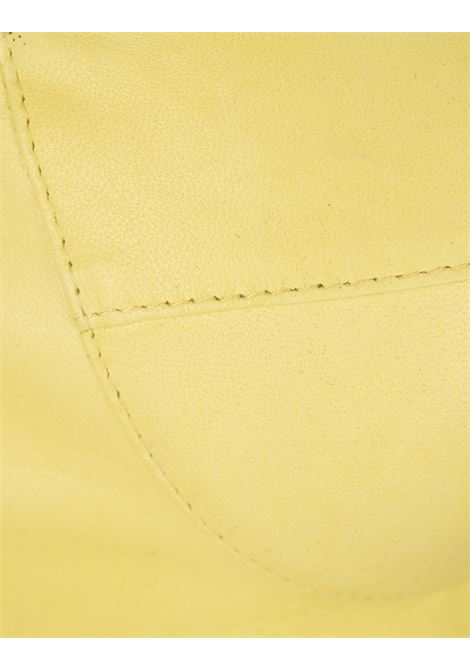 BLUMARINE Top Bra In Pelle Gialla - BLUMARINE