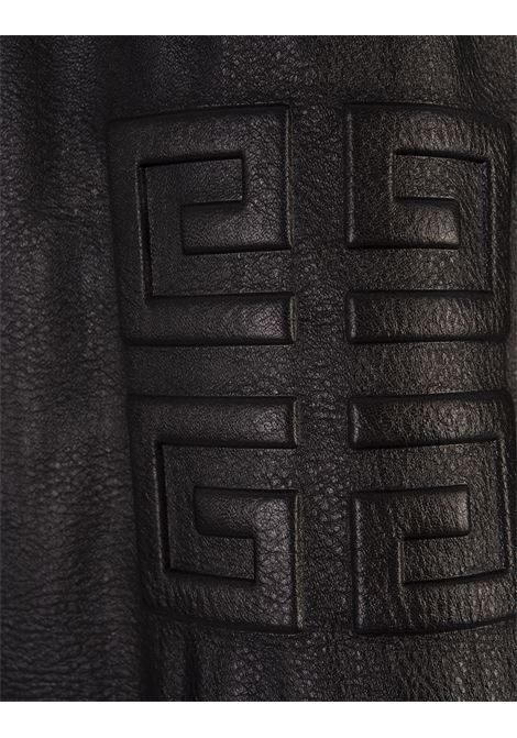 GIVENCHY Bomber Corto GIVENCHY Nero In Lana E Pelle - GIVENCHY