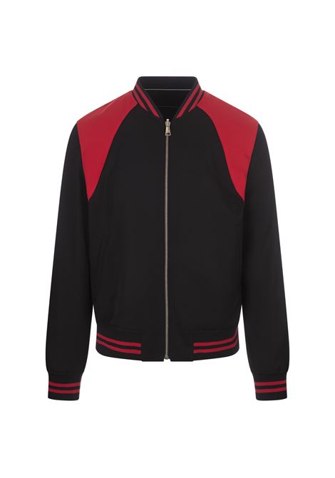 ALEXANDER MCQUEEN Bomber Harness Reversibile in Nero - ALEXANDER MCQUEEN