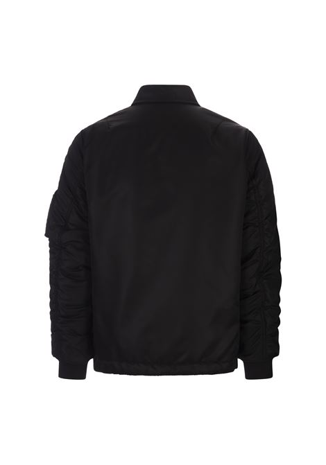 ALEXANDER MCQUEEN Bomber Imbottito Nero - ALEXANDER MCQUEEN