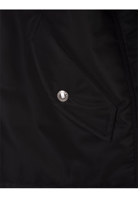 ALEXANDER MCQUEEN Bomber Imbottito Nero - ALEXANDER MCQUEEN