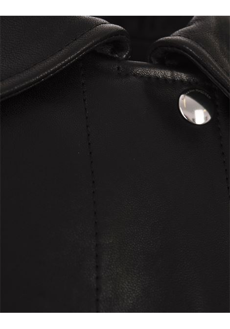 ALEXANDER MCQUEEN Bomber Modello Aviatore Oversize In Nero - ALEXANDER MCQUEEN