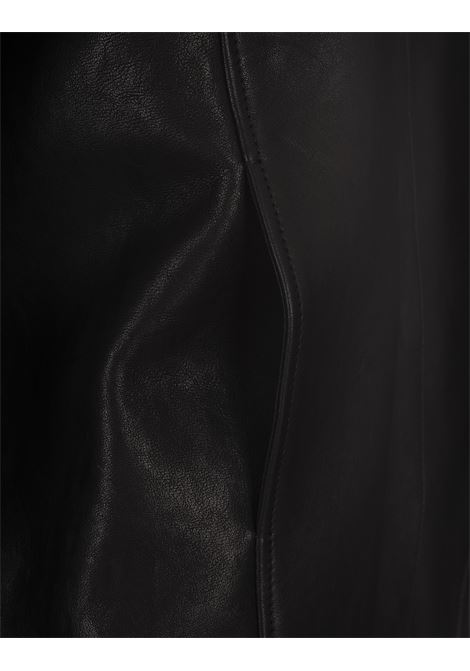 ALEXANDER MCQUEEN Bomber Modello Aviatore Oversize In Nero - ALEXANDER MCQUEEN