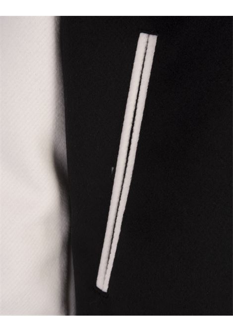 BARROW Bomber Nero E Bianco Con Smile E Logo Lettering - BARROW