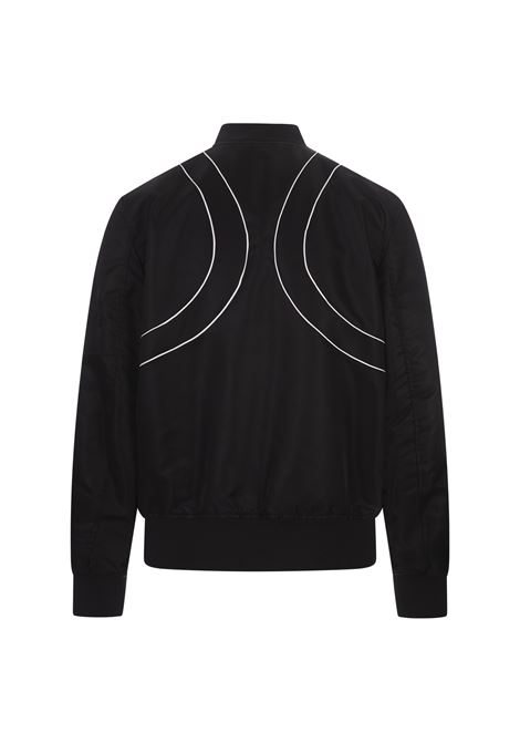 ALEXANDER MCQUEEN Bomber Piping Harness Nero - ALEXANDER MCQUEEN