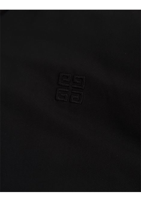GIVENCHY Bomber Voyou In Taffetà Di Cotone Nero - GIVENCHY