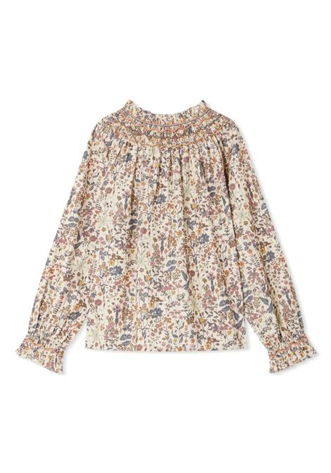 BONPOINT Blusa Petale In Tessuto Liberty - BONPOINT
