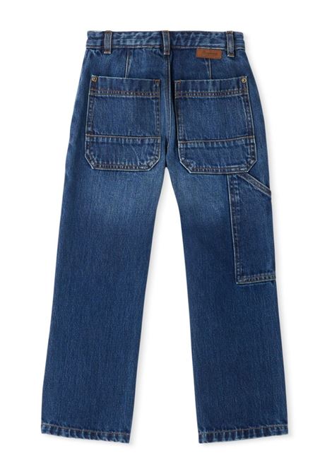 BONPOINT Jeans In Denim Blu Gael - BONPOINT