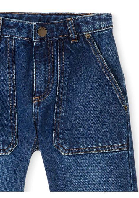 BONPOINT Jeans In Denim Blu Gael - BONPOINT