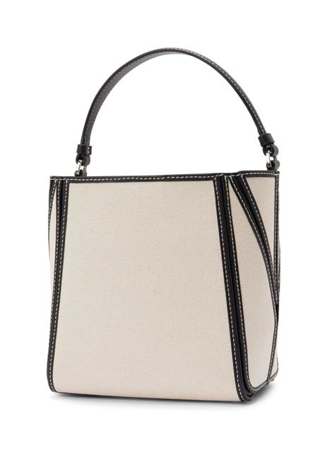 TORY BURCH Borsa A Secchiello McGraw Piccola In Natural Multi - TORY BURCH