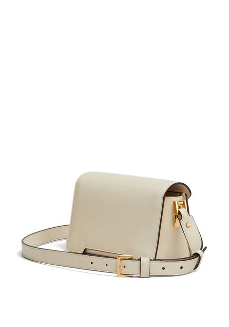 MARNI Borsa A Spalla Trunkaroo Mini In Pelle Bianco Crema - MARNI