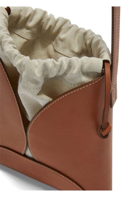 JIL SANDER Borsa A Tracolla Curve Piccola Tan - JIL SANDER