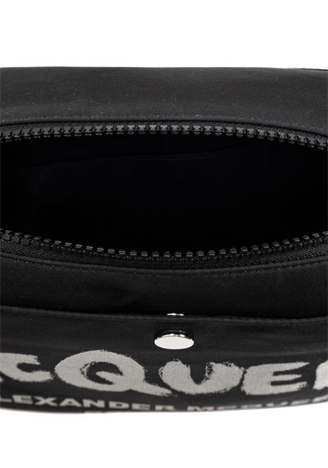 ALEXANDER MCQUEEN Borsa A Tracolla McQueen Graffiti Nera - ALEXANDER MCQUEEN