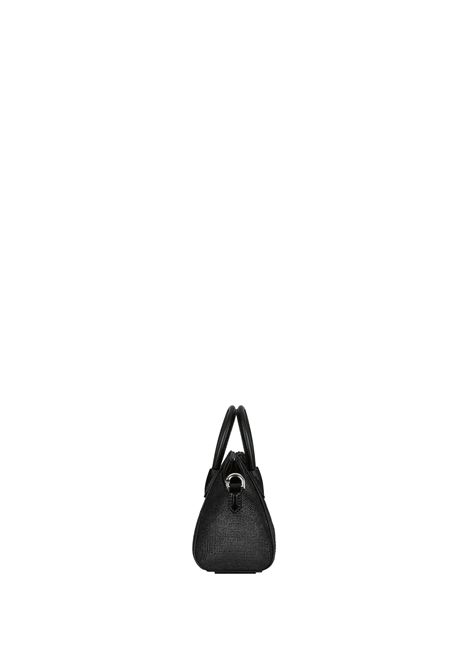 GIVENCHY Borsa Antigona Micro In Satin Nero Con Strass - GIVENCHY