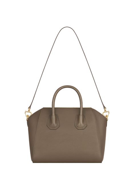 GIVENCHY Borsa Antigona Piccola In Pelle Pieno Fiore Taupe - GIVENCHY