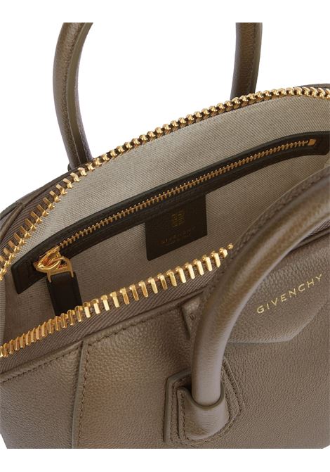 GIVENCHY Borsa Antigona Piccola In Pelle Pieno Fiore Taupe - GIVENCHY