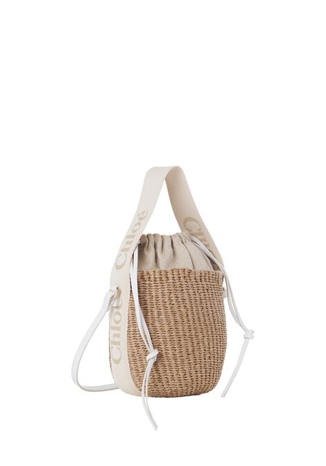 CHLOÉ Borsa Cesto Piccola Woody In Fibre Naturali - CHLOÉ
