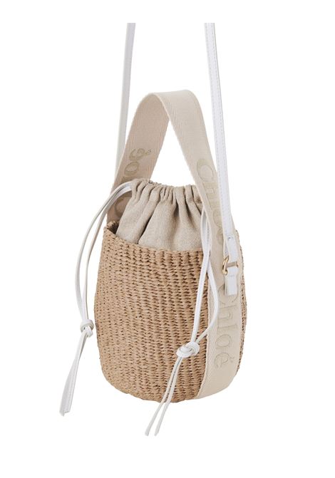 CHLOÉ Borsa Cesto Piccola Woody In Fibre Naturali - CHLOÉ