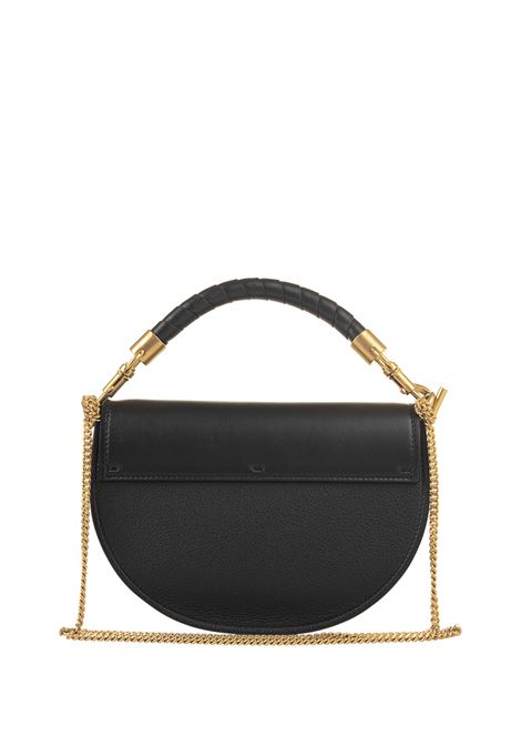 CHLOÉ Borsa Con Patta E Catena Marcie In Black - CHLOÉ