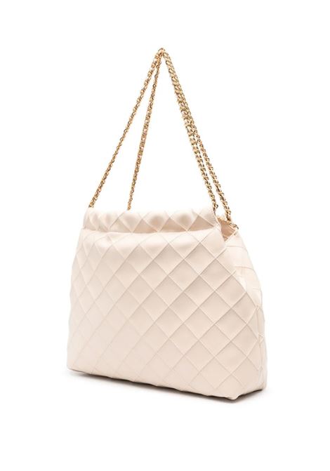 TORY BURCH Borsa Fleming Morbida New Cream Con Coulisse - TORY BURCH