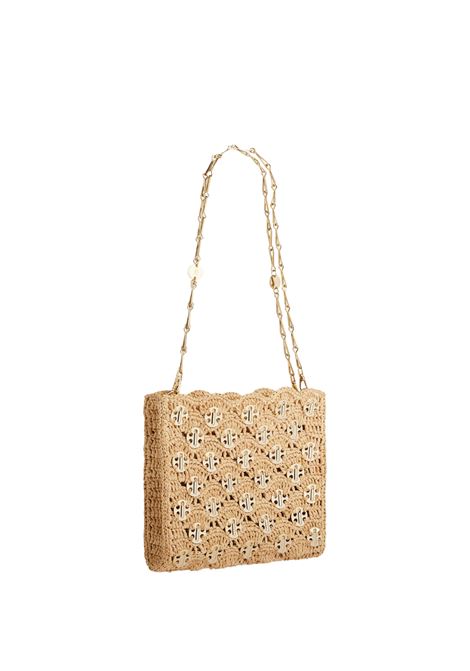 RABANNE Borsa Iconic 1969 In Rafia Naturale Intrecciata - RABANNE