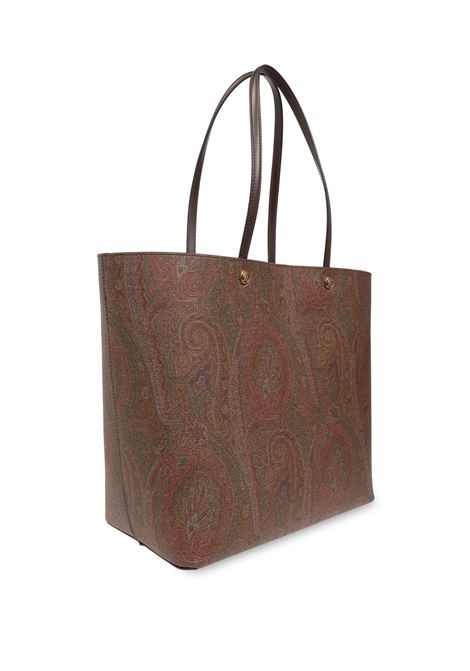 ETRO Borsa Media Etro Essential Marrone Con Pochette - ETRO