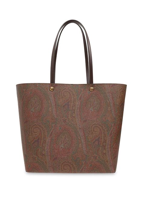 ETRO Borsa Media Etro Essential Marrone Con Pochette - ETRO