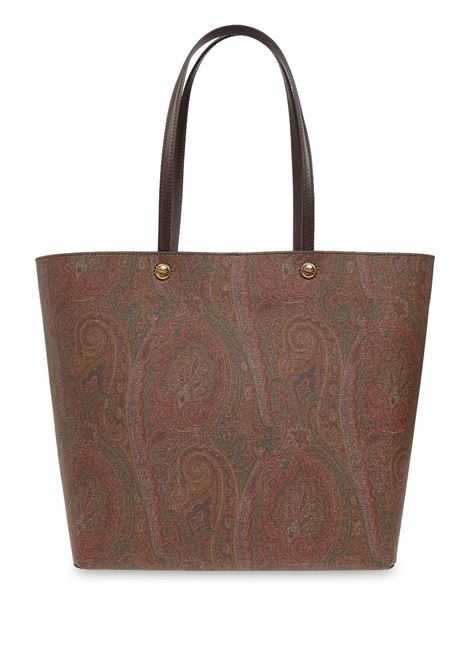 ETRO Borsa Media Etro Essential Marrone Con Pochette - ETRO