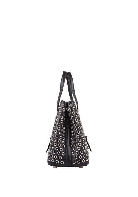 ALAIA Borsa Mina 20 In Pelle Nera Con Borchie - ALAIA