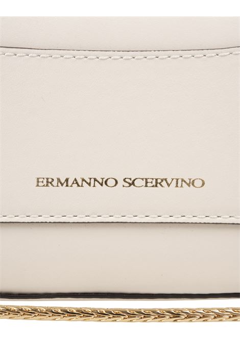 ERMANNO SCERVINO Borsa Mini Audrey In Pelle Liscia Bianca - ERMANNO SCERVINO
