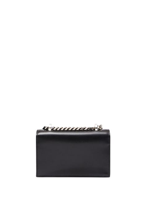 ALEXANDER MCQUEEN Borsa Mini Biker Jewelled Satchel Nera - ALEXANDER MCQUEEN
