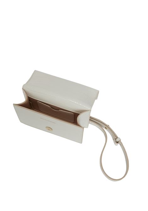 ALEXANDER MCQUEEN Borsa Mini Jewelled Satchel Avorio Scuro - ALEXANDER MCQUEEN