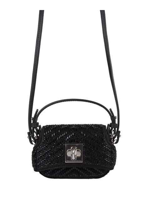 ERMANNO SCERVINO Borsa Mini Mini Audrey Nera Con Cristalli - ERMANNO SCERVINO